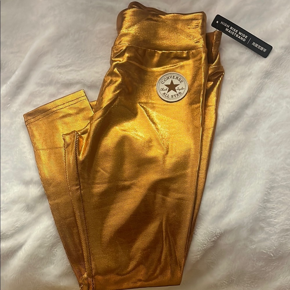 Converse Kids Gold Leggings